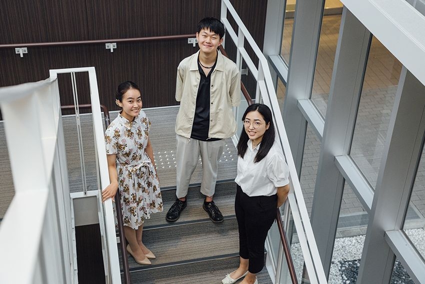 出席者：　菅井優里さん（２年）、木村雄太郎さん（１年）、鈴木瑛美子さん（１年）