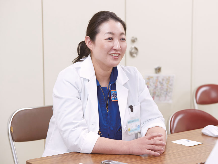 川崎医科大学附属病院 救急科 医師  山田 祥子さん